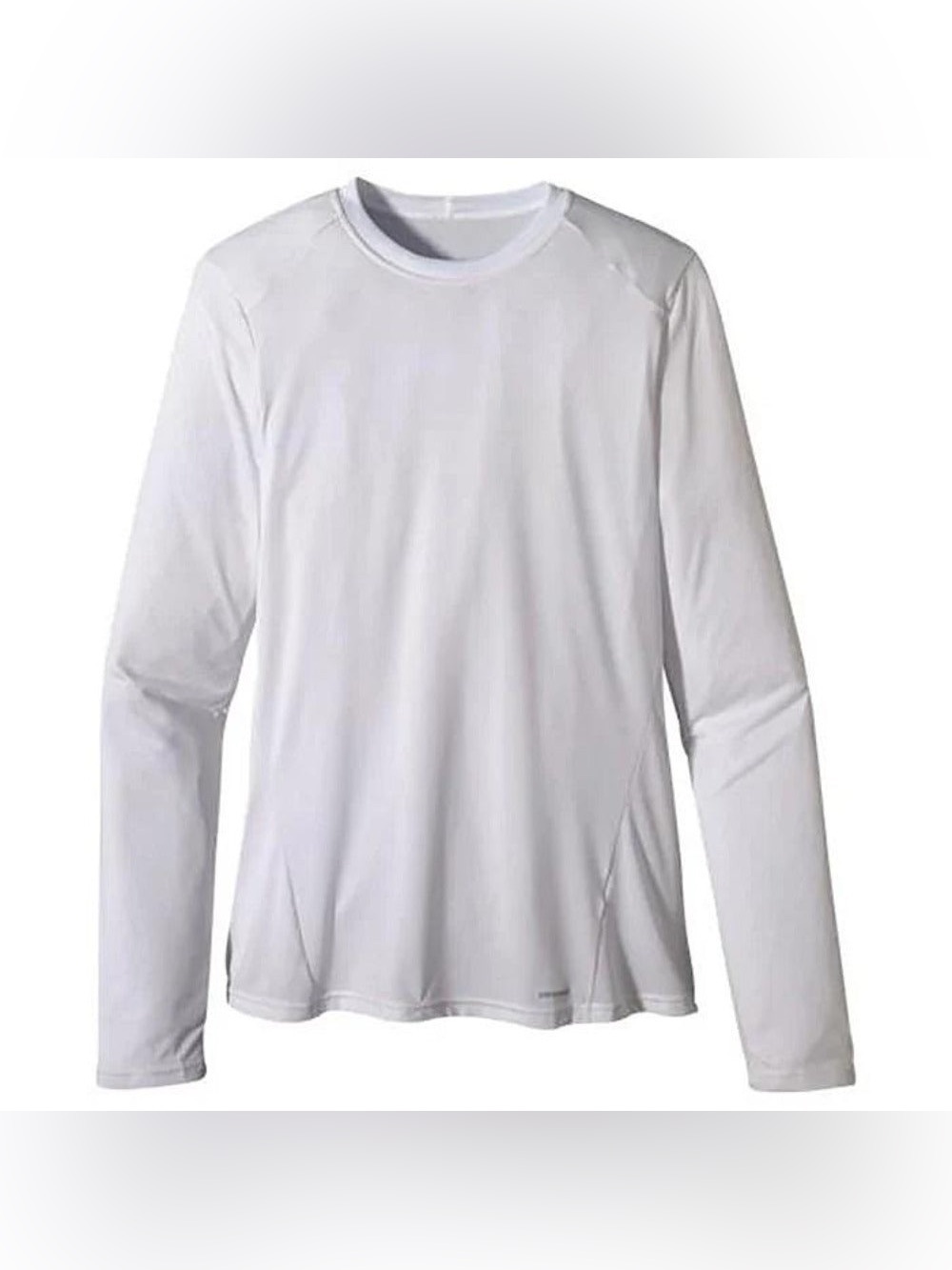 Patagonia. Men's Capilene 1 Silkweight Crew Shirt. White. Size Large.